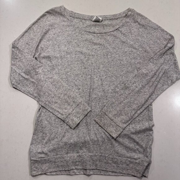 PINK Victoria's Secret Tops - Victoria's Secret PINK Long Sleeve Tunic Shirt, Marled Grey, Size Small